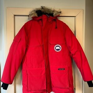 Canada Goose Red Men's Puffer Jacket